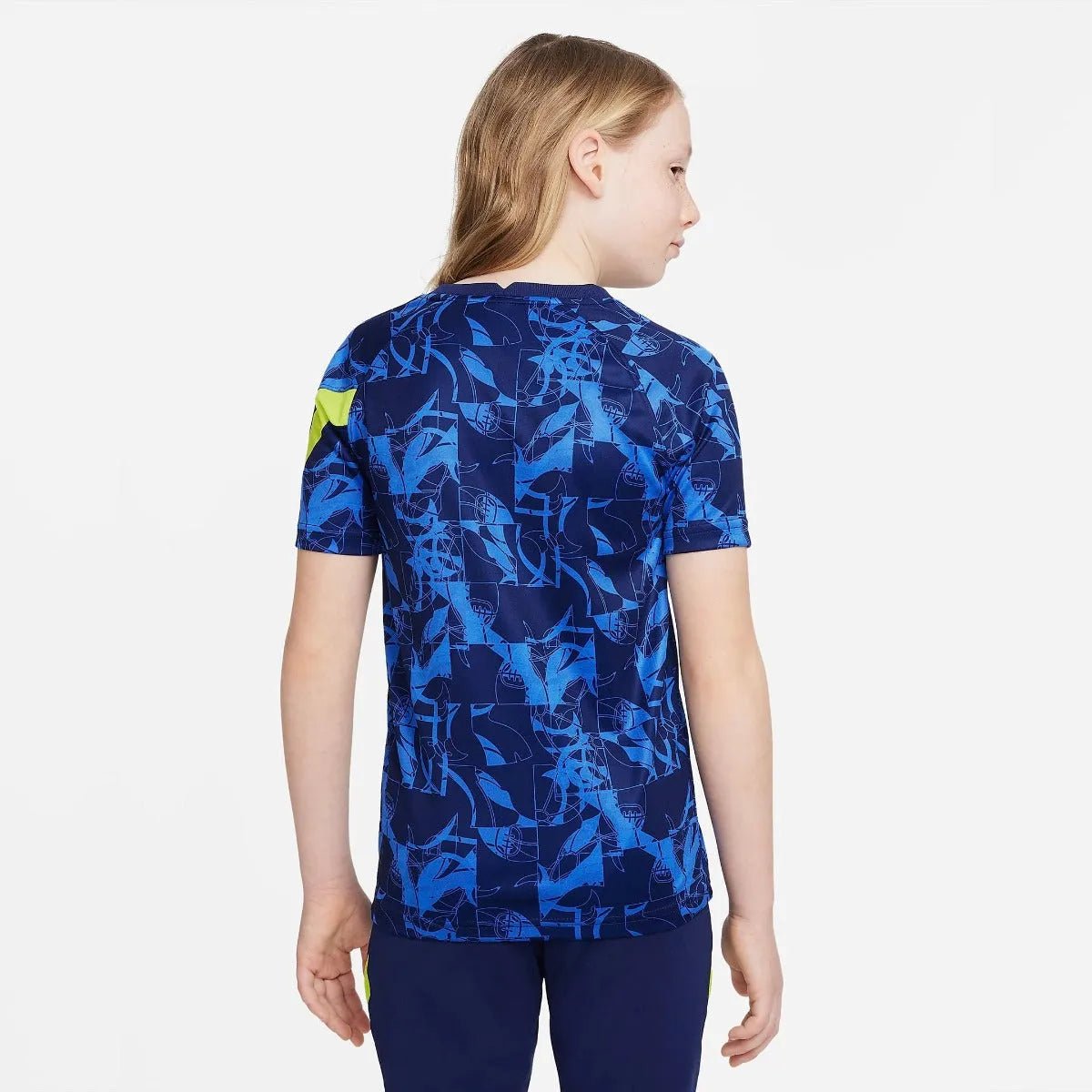 Nike 2021-22 Tottenham Youth Dry-Fit Pre-Match SS Jersey - Blue-Navy