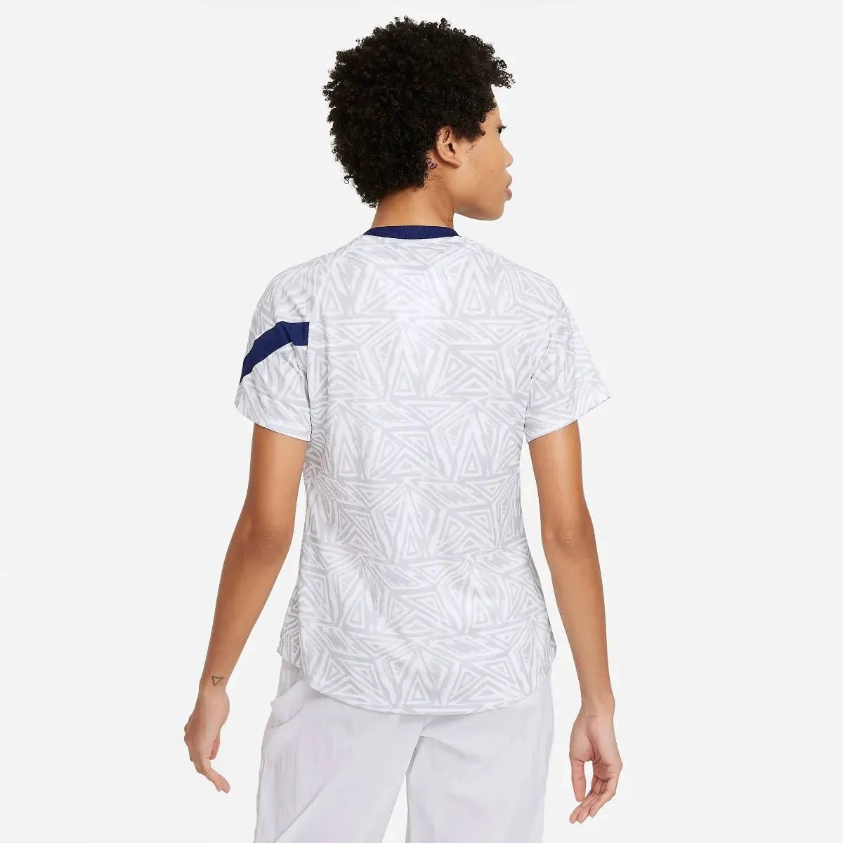 Nike 2021-22 USA Women Pre-Match SS Jersey - White-Navy