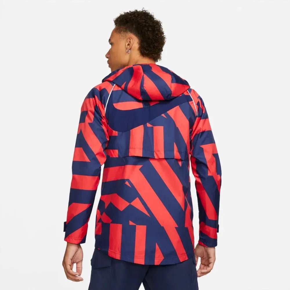 NIKE 2021 USA AWF Lite Jacket - Red-Navy (Model - Back)
