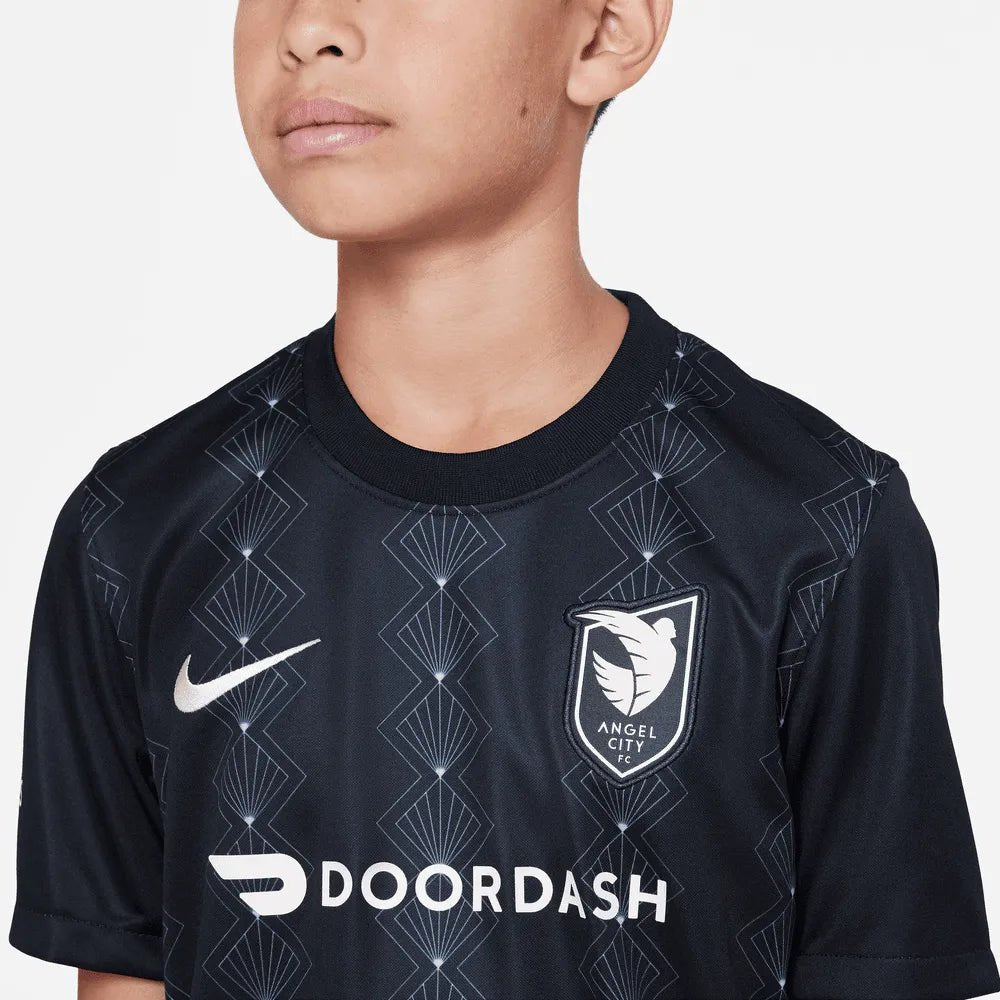 Nike 2022-23 Angel City FC Youth Home Jersey - Black-Silver