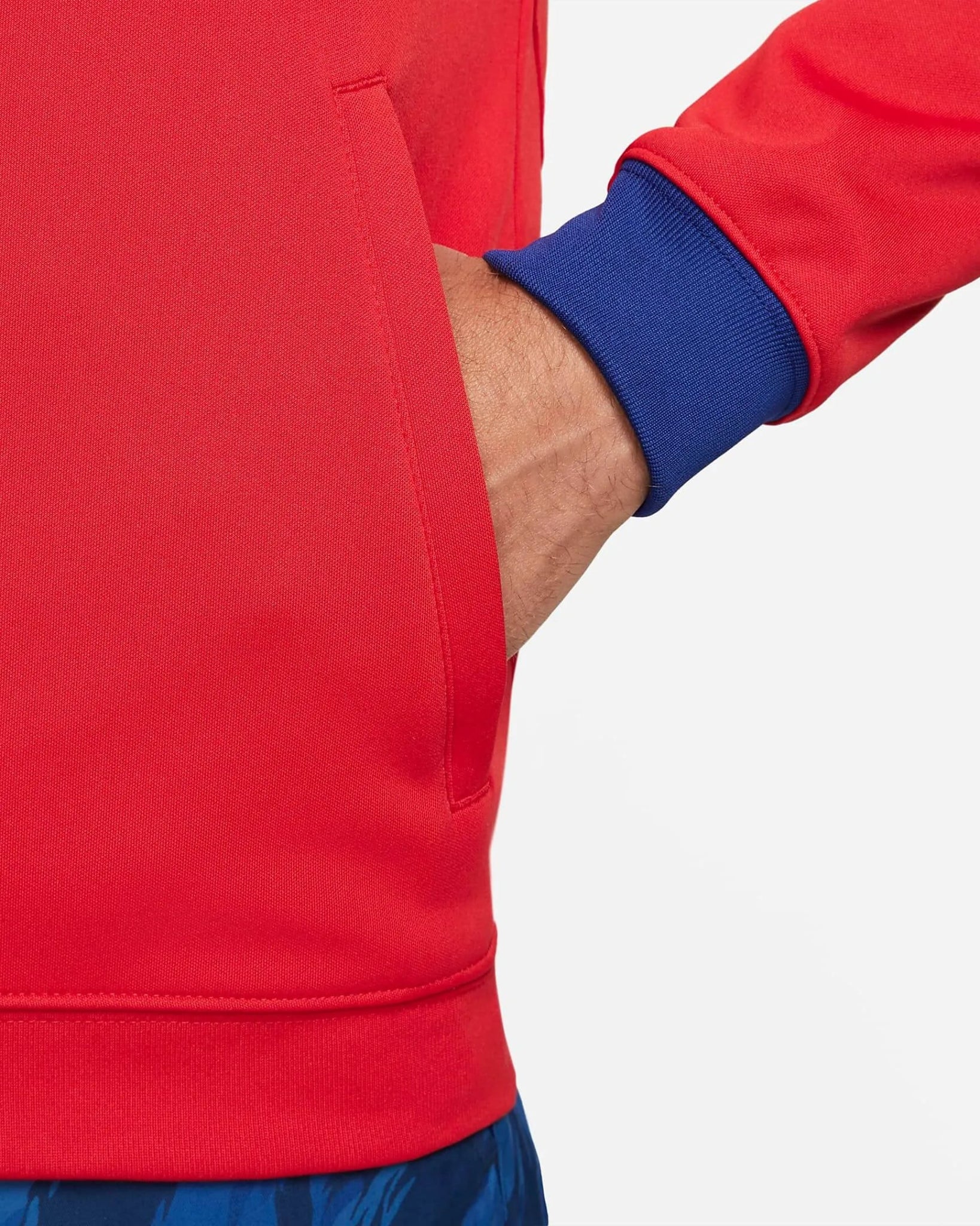 Nike 2022-23 Atletico Madrid Anthem Jacket - Sport Red-Royal Blue