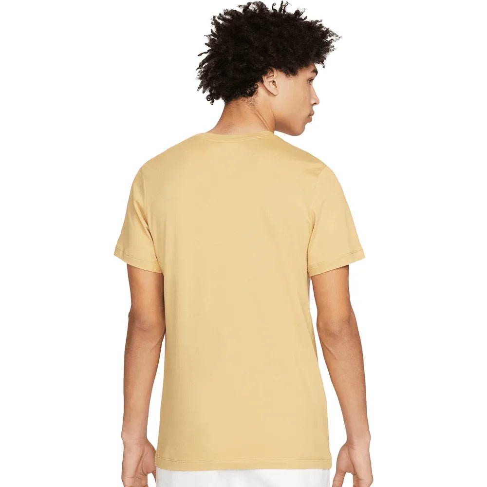 Nike 2022-23 Barcelona Crest Tee Gold