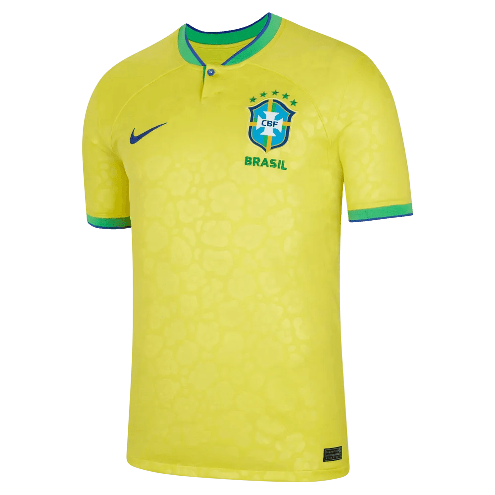 Nike 2022-23 Brazil Home Jersey - Yellow