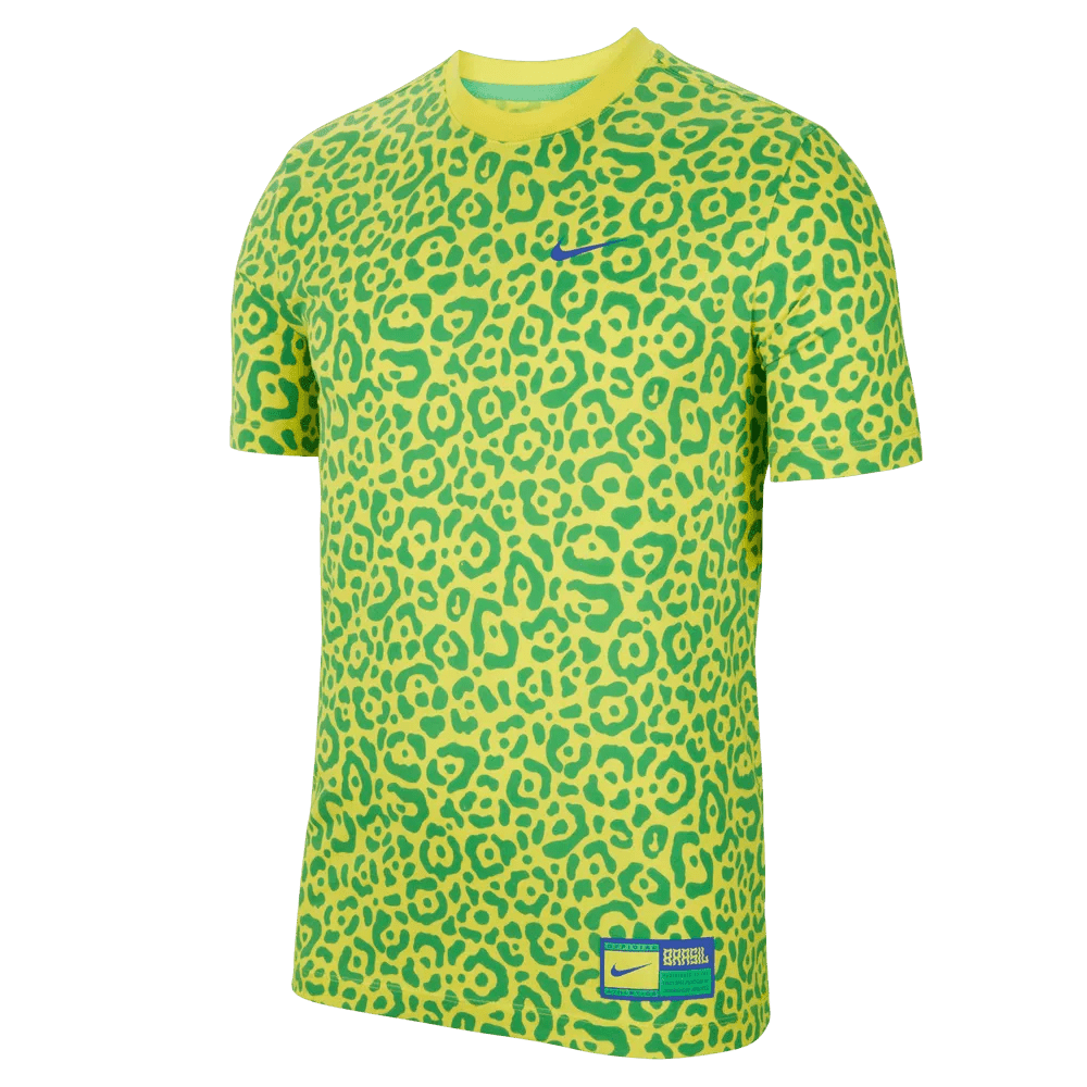 Nike 2022-23 Brazil Ignite WC22 Tee - Yellow-Green