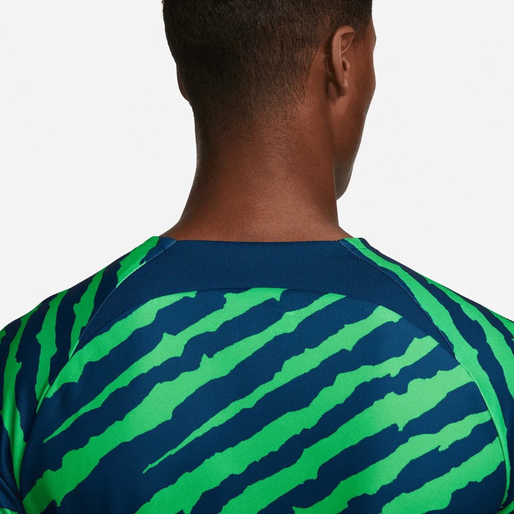 Nike 2022-23 Brazil Pre-Match Jersey - Blue-Green