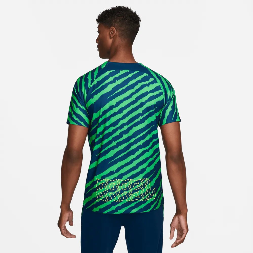 Nike 2022-23 Brazil Pre-Match Jersey - Blue-Green