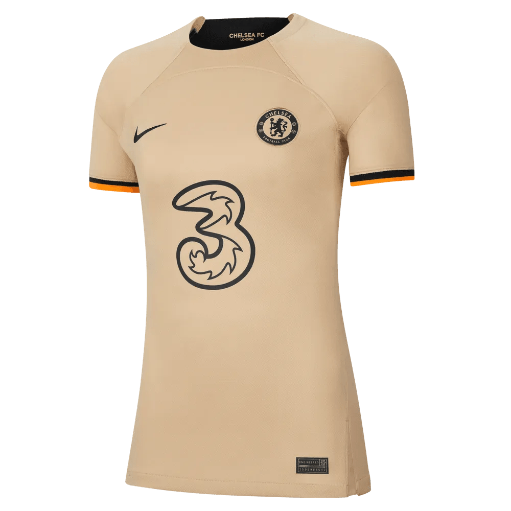 Nike 2022-23 Chelsea Womens Stadium Third Jersey - Sesame-Black (Front)
