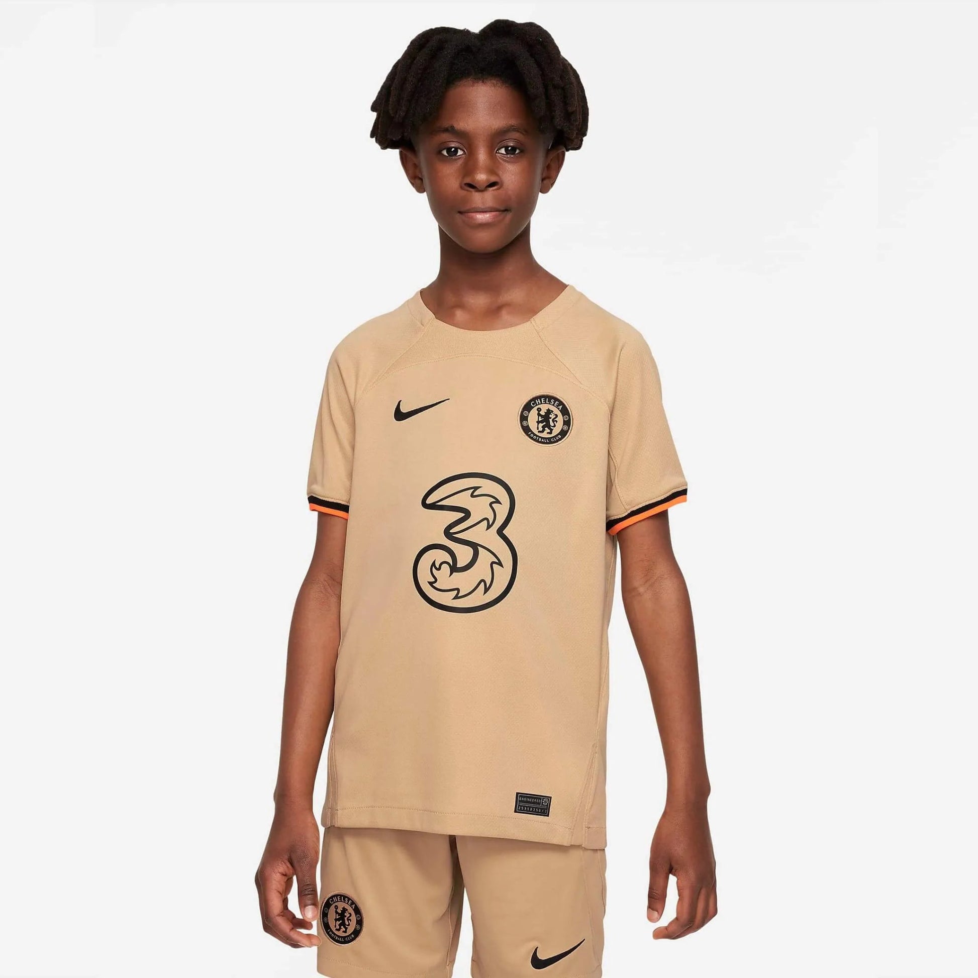 Nike 2022-23 Chelsea Youth Third Jersey - Sesame-Black