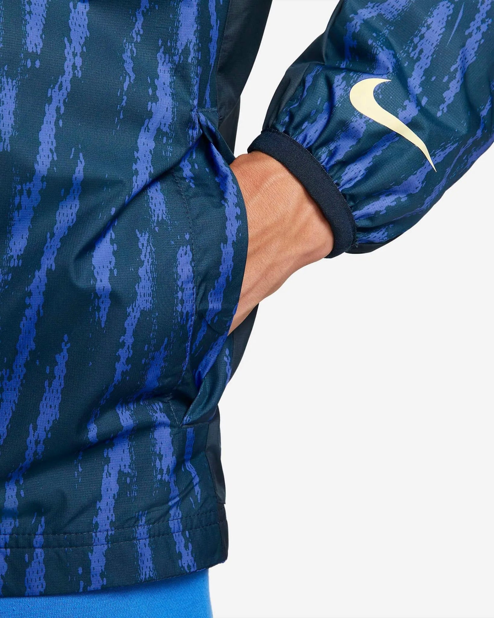 Nike 2022-23 Club America AWF Jacket - Navy-Blue-Lemon