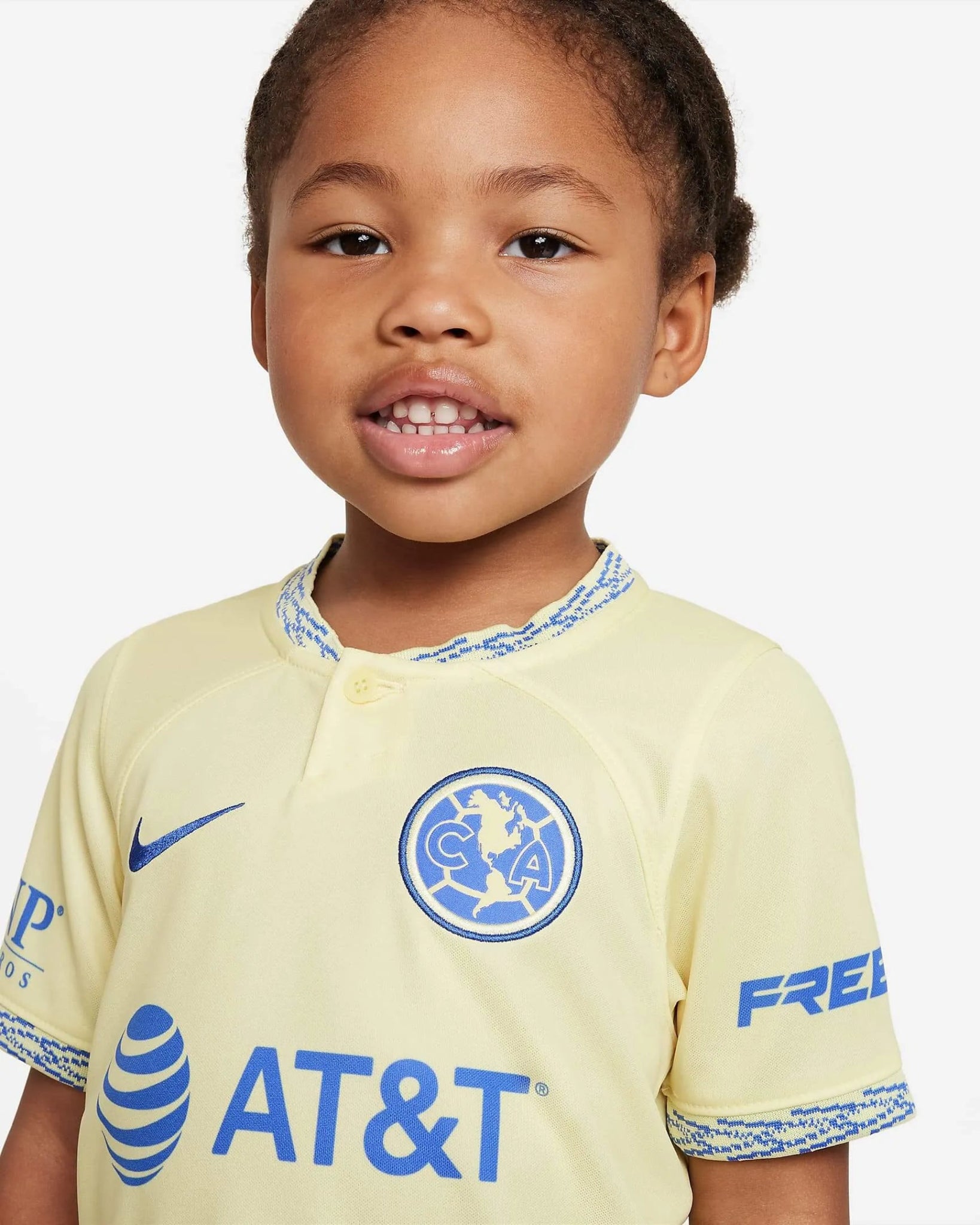 Nike 2022-23 Club America Kids' Home Mini Kit - Lemon-Blue