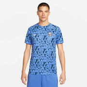 Nike 2022-23 Club America Pre-Match Jersey - Armory Navy-Medium Blue