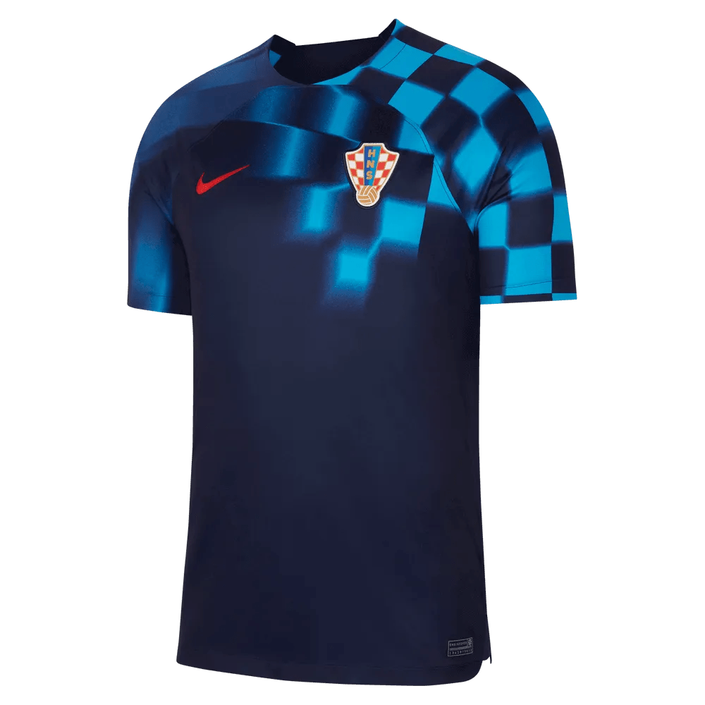 Nike 2022-23 Croatia Away Jersey Blackened Blue-Red