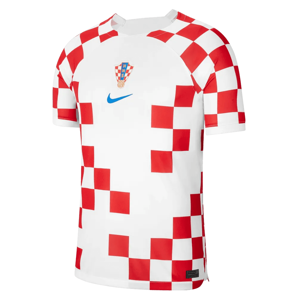 Nike 2022-23 Croatia Home Jersey White-Red-Blue