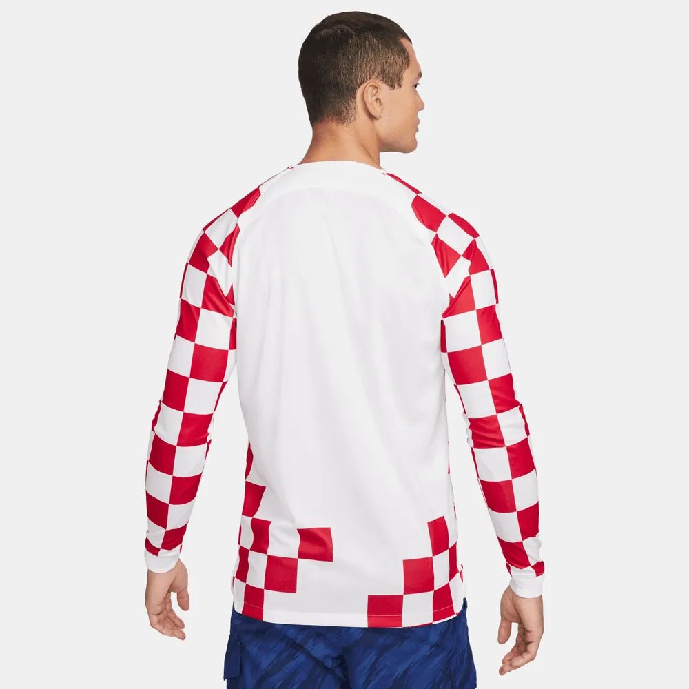 Nike 2022-23 Croatia Home Long-Sleeve Jersey