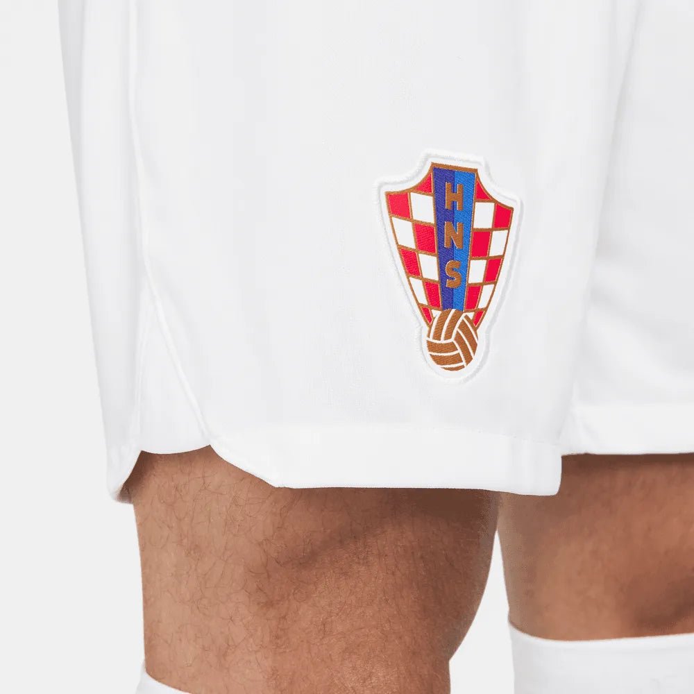 Nike 2022-23 Croatia Home Stadium Shorts - White-Battle Blue