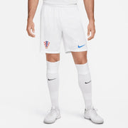 Nike 2022-23 Croatia Home Stadium Shorts - White-Battle Blue
