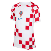 Nike 2022-23 Croatia Youth Home Jersey White-Red-Blue