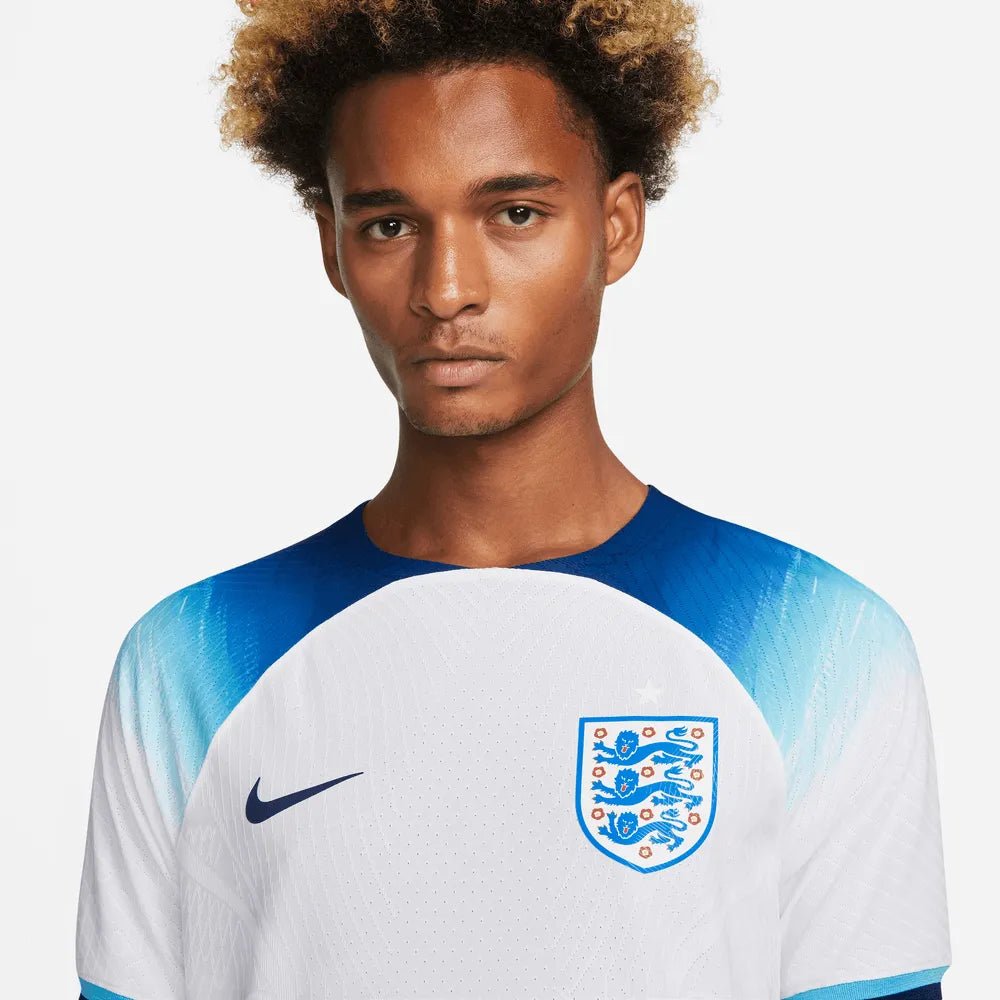 Nike 2022-23 England Authentic Home Jersey - White-Blue