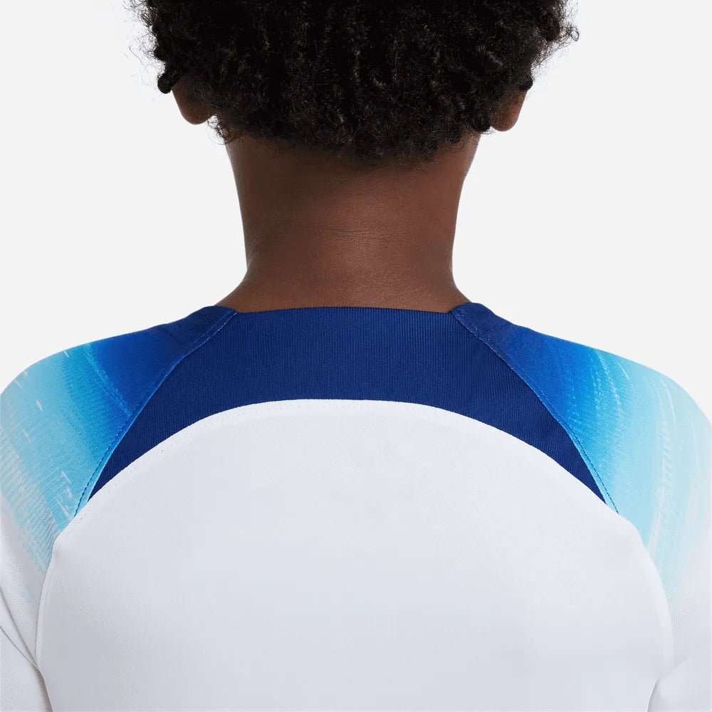 Nike 2022-23 England Youth Home Jersey - White-Blue