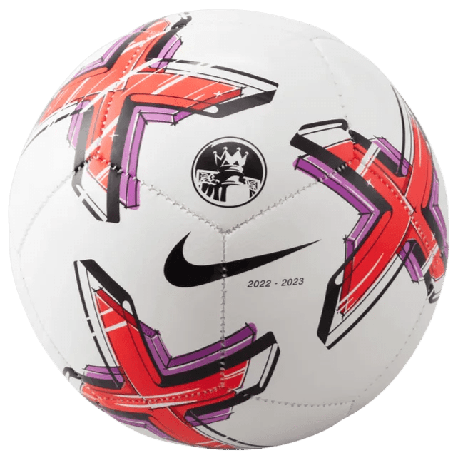 Nike 2022-23 EPL Mini Skills Ball - White-Crimson-Purple