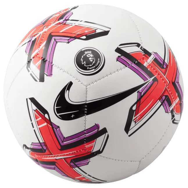 Nike 2022-23 EPL Mini Skills Ball - White-Crimson-Purple
