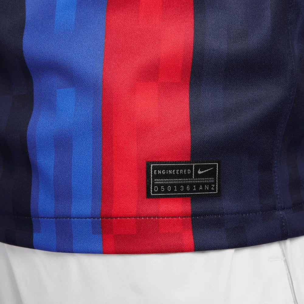 Nike 2022-23 FC Barcelona Home Long-Sleeve Soccer Jersey