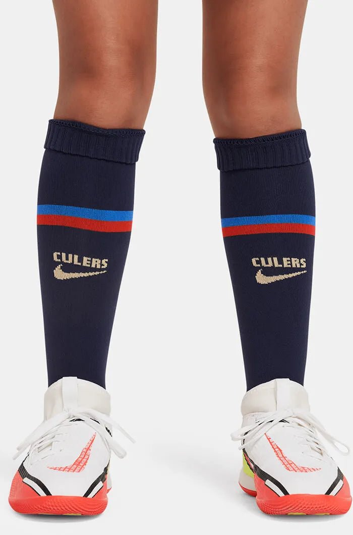 Nike 2022-23 FC Barcelona Kids' Home Mini Kit - Obsidian-Sesame