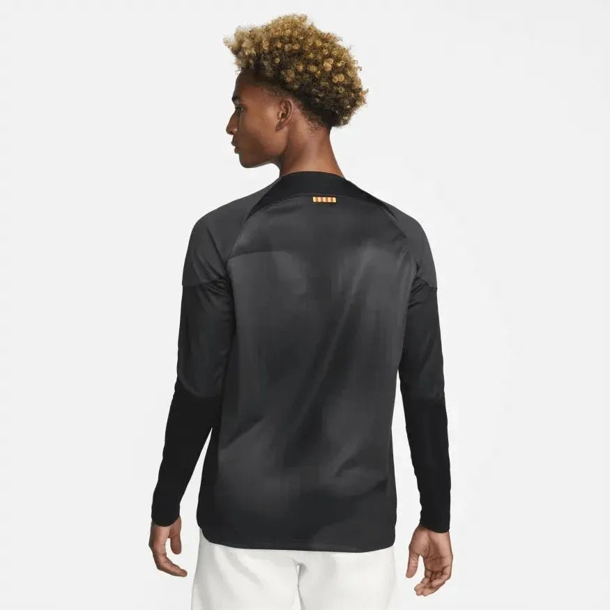 Nike 2022-23 FC Barcelona Long-Sleeve Goalkeeper Jersey - Black
