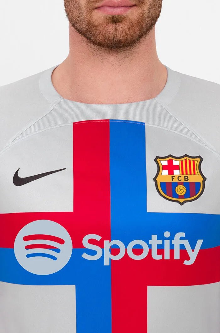 Nike 2022-23 FC Barcelona Third Jersey - Sky Grey-Black