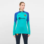 Nike 2022-23 FC Barcelona Women's Strike Drill Top - Aqua-Signal Blue