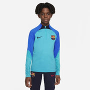 Nike 2022-23 FC Barcelona Youth Strike Drill Top - Aqua-Signal Blue