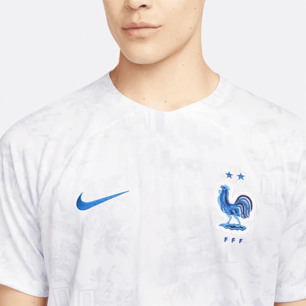 Nike 2022-23 France Away Jersey - White-Royal