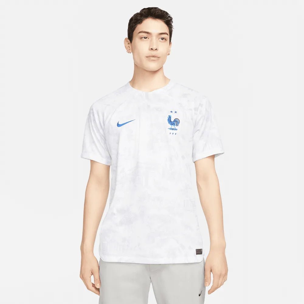 Nike 2022-23 France Away Jersey - White-Royal