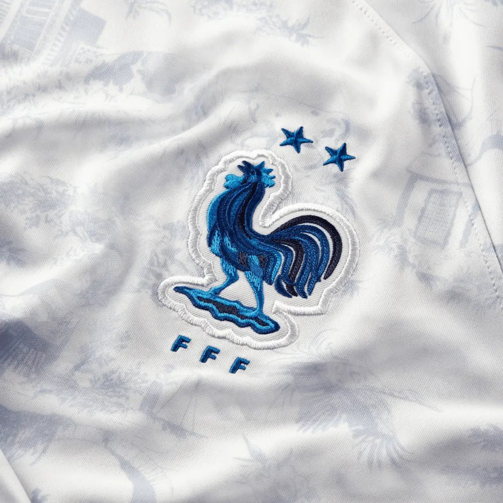 Nike 2022-23 France Away Jersey - White-Royal