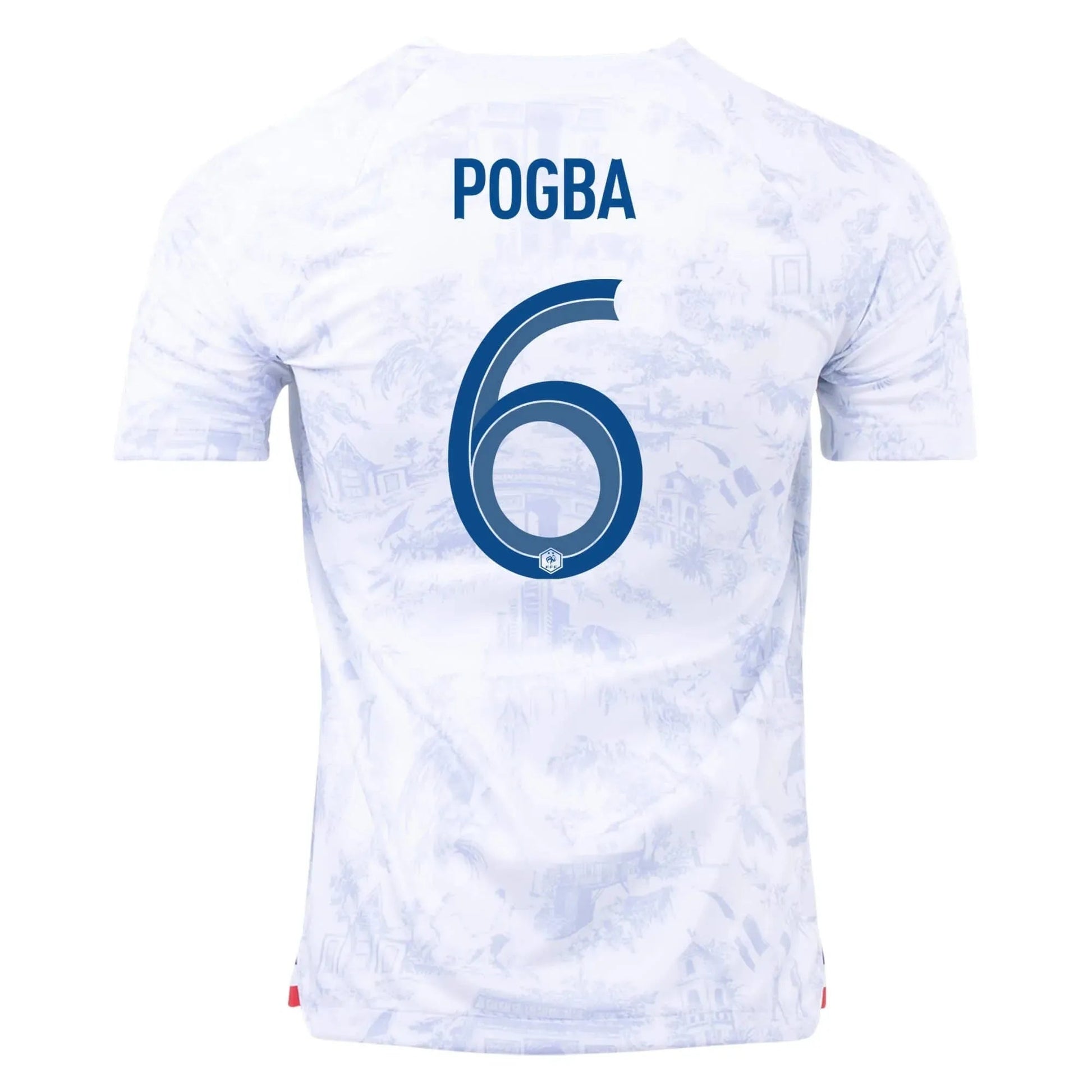 Nike 2022-23 France Away Youth Jersey White-Royal