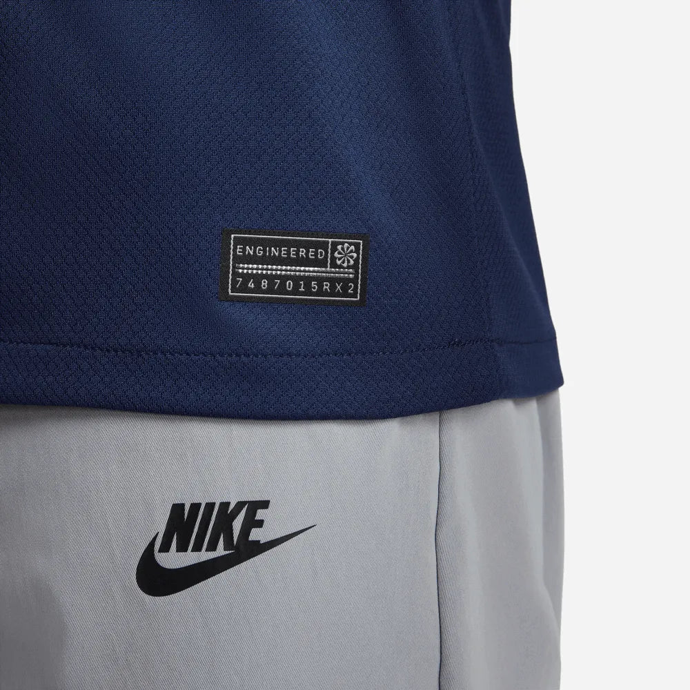 Nike 2022-23 France Home Jersey - Midnight Navy-Metallic Gold