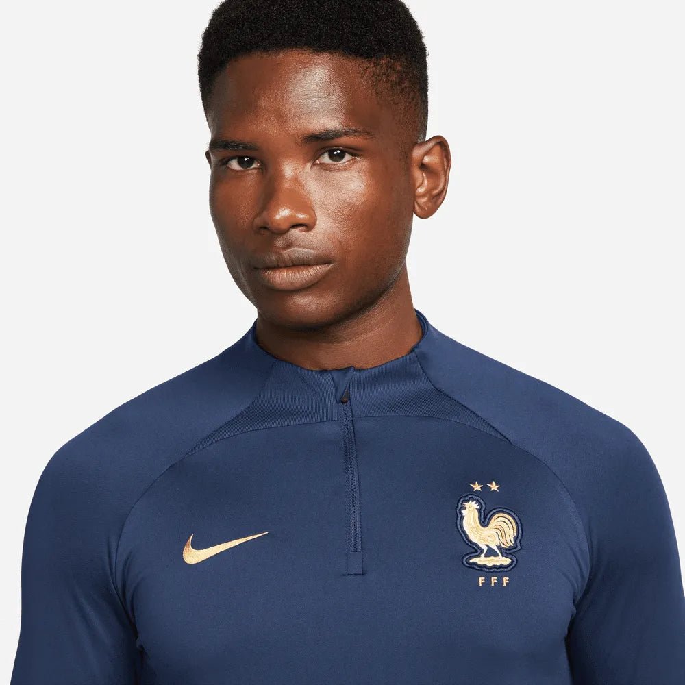 Nike 2022-23 France Strk Drill Top - Navy