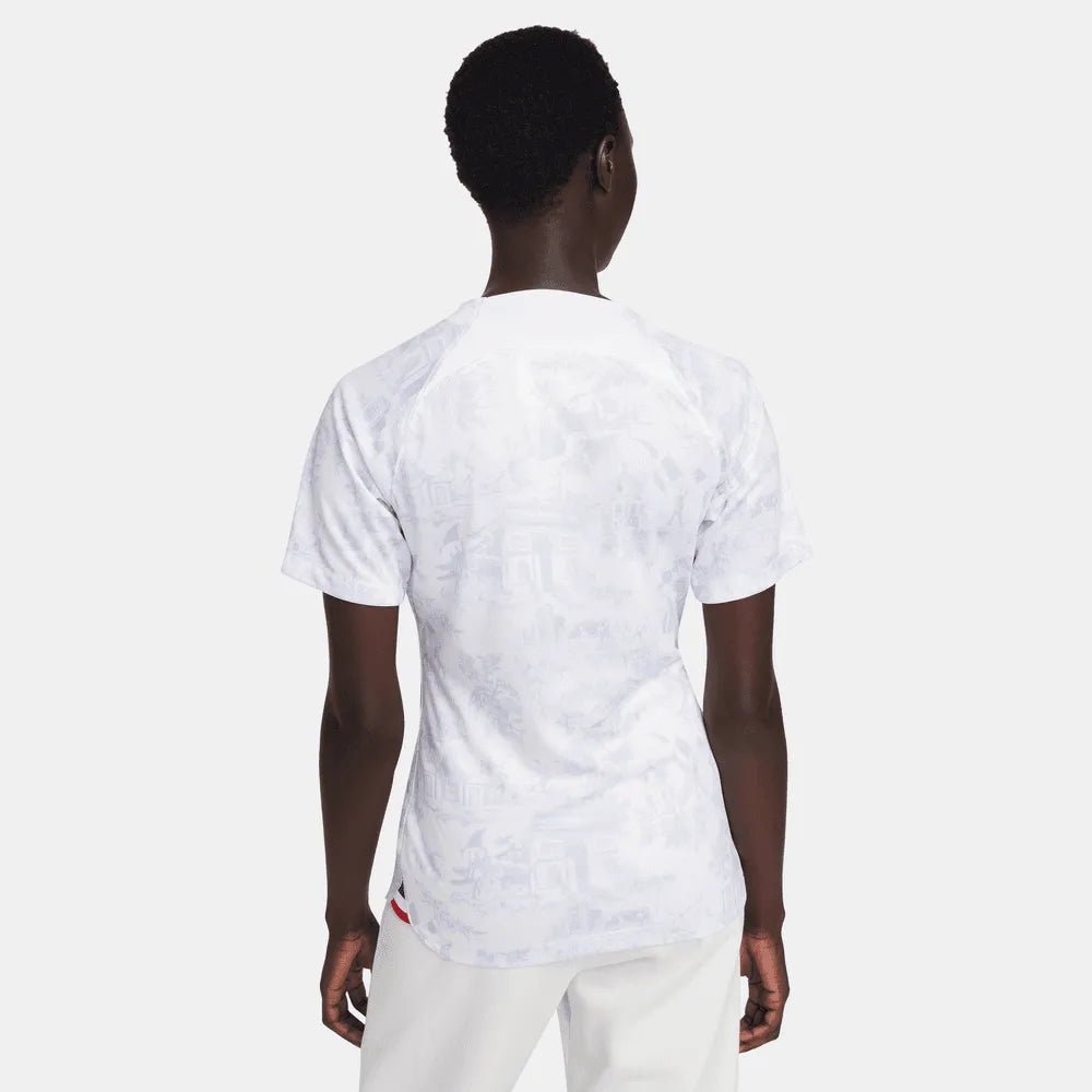 Nike 2022-23 France Women's Away Jersey - White Royal (Model - Back)