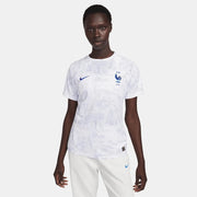 Nike 2022-23 France Women's Away Jersey - White Royal (Model - Front)