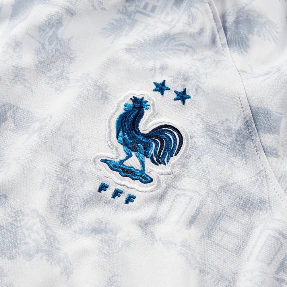 Nike 2022-23 France Women's Away Jersey - White Royal (Detail 2)