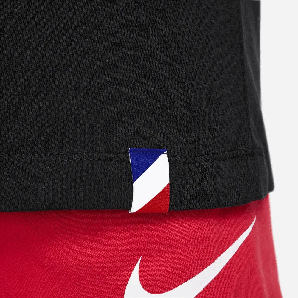 Nike 2022-23 France Youth Mbappe Tee - Black