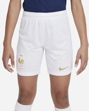 Nike 2022-23 France Youth Stadium Home Shorts