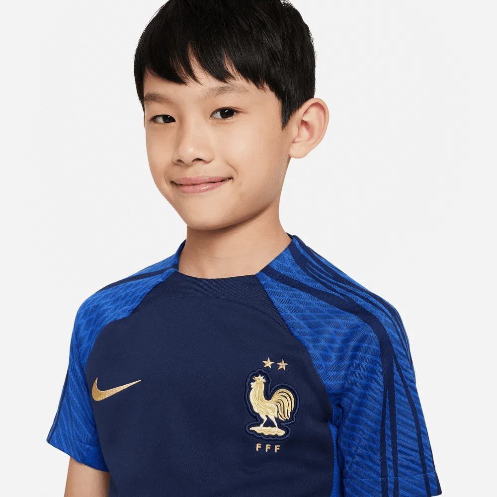 Nike 2022-23 France Youth Strike Top