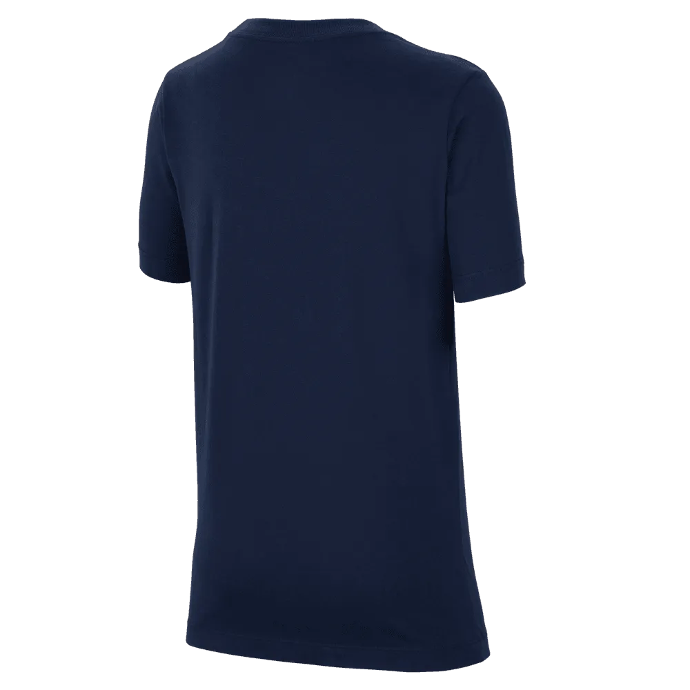 Nike 2022-23 France Youth Tee - Navy