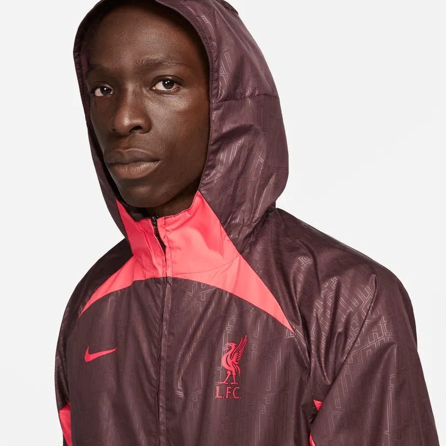 Nike 2022-23 Liverpool AWF Jacket - Burgundy-Siren Red