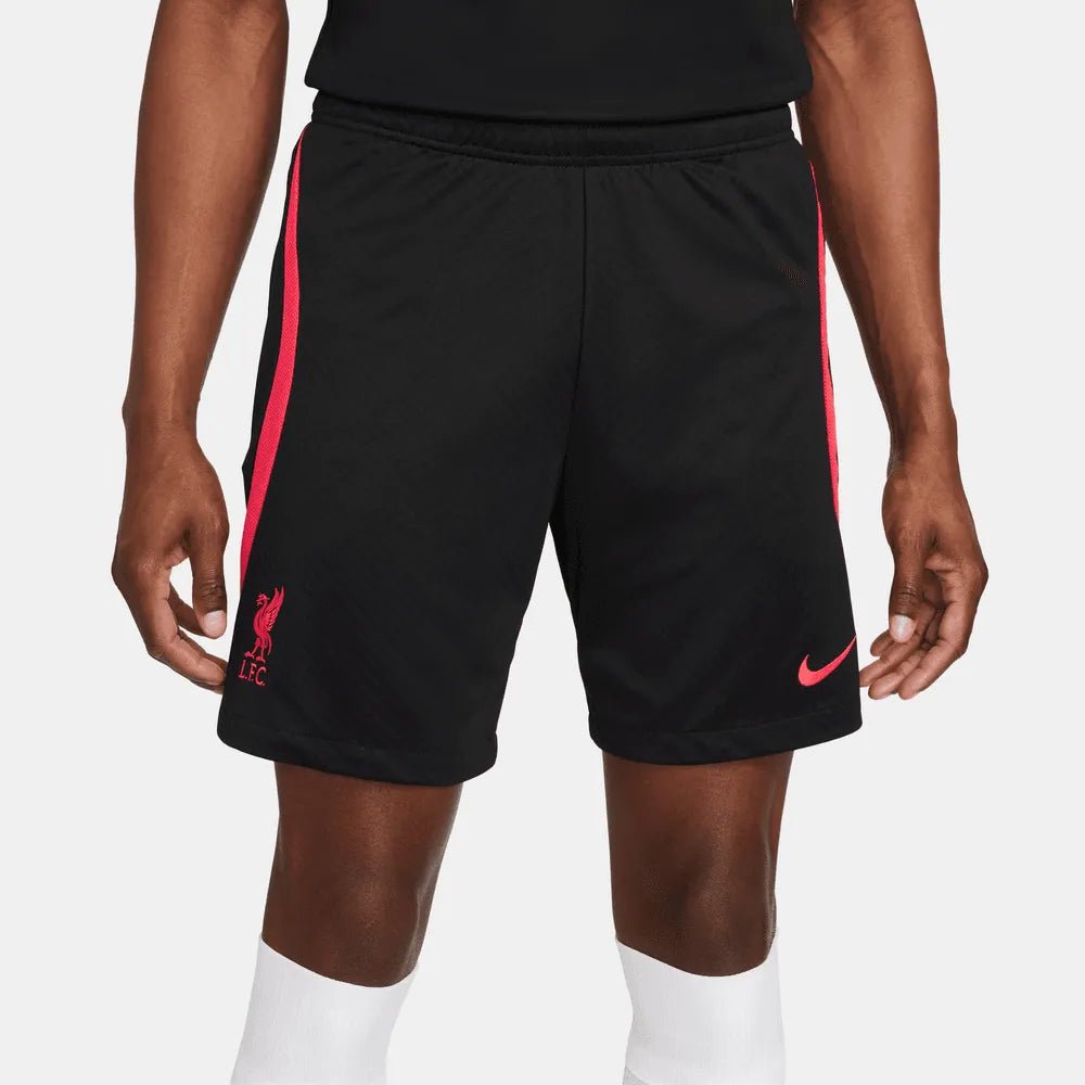 Nike 2022-23 Liverpool DF Strike Shorts - Black-Siren Red
