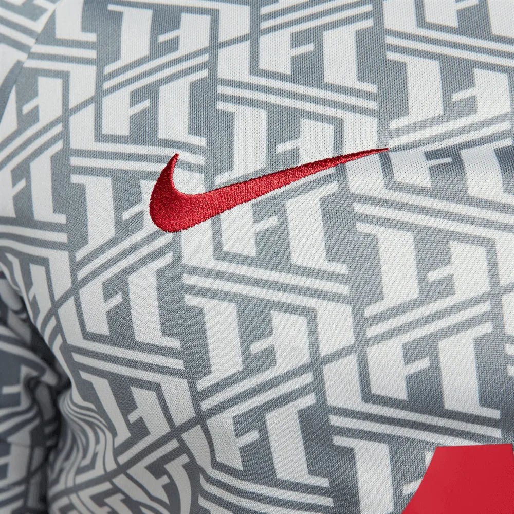Nike 2022-23 Liverpool FC Dri-Fit Pre-Match Top Short-Sleeve - Grey-Red