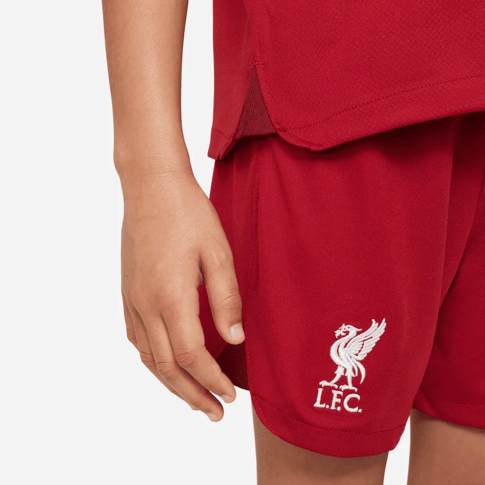 Nike 2022-23 Liverpool Little Kid's Home Kit - Tough Red