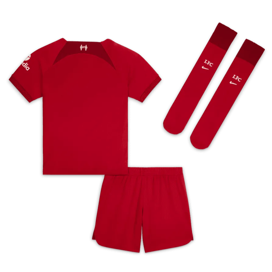 Nike 2022-23 Liverpool Little Kid's Home Kit - Tough Red
