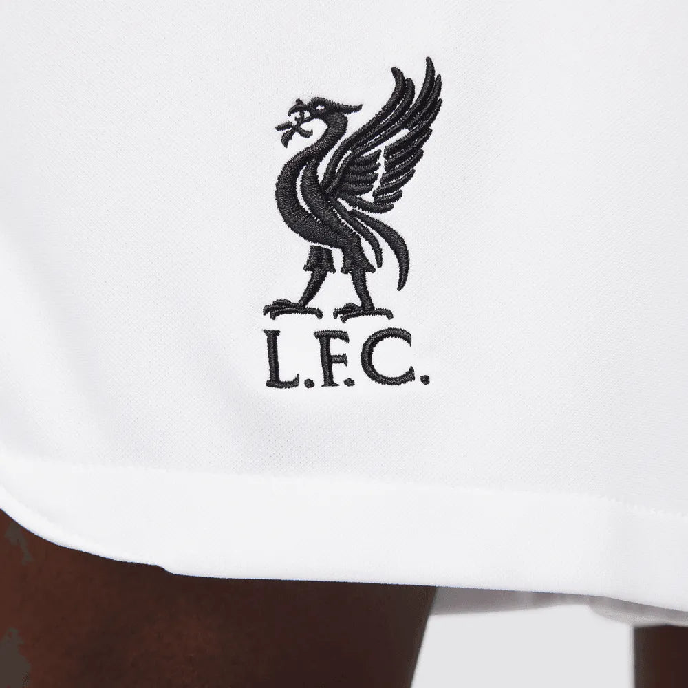 Nike 2022-23 Liverpool Stadium Away Shorts - White